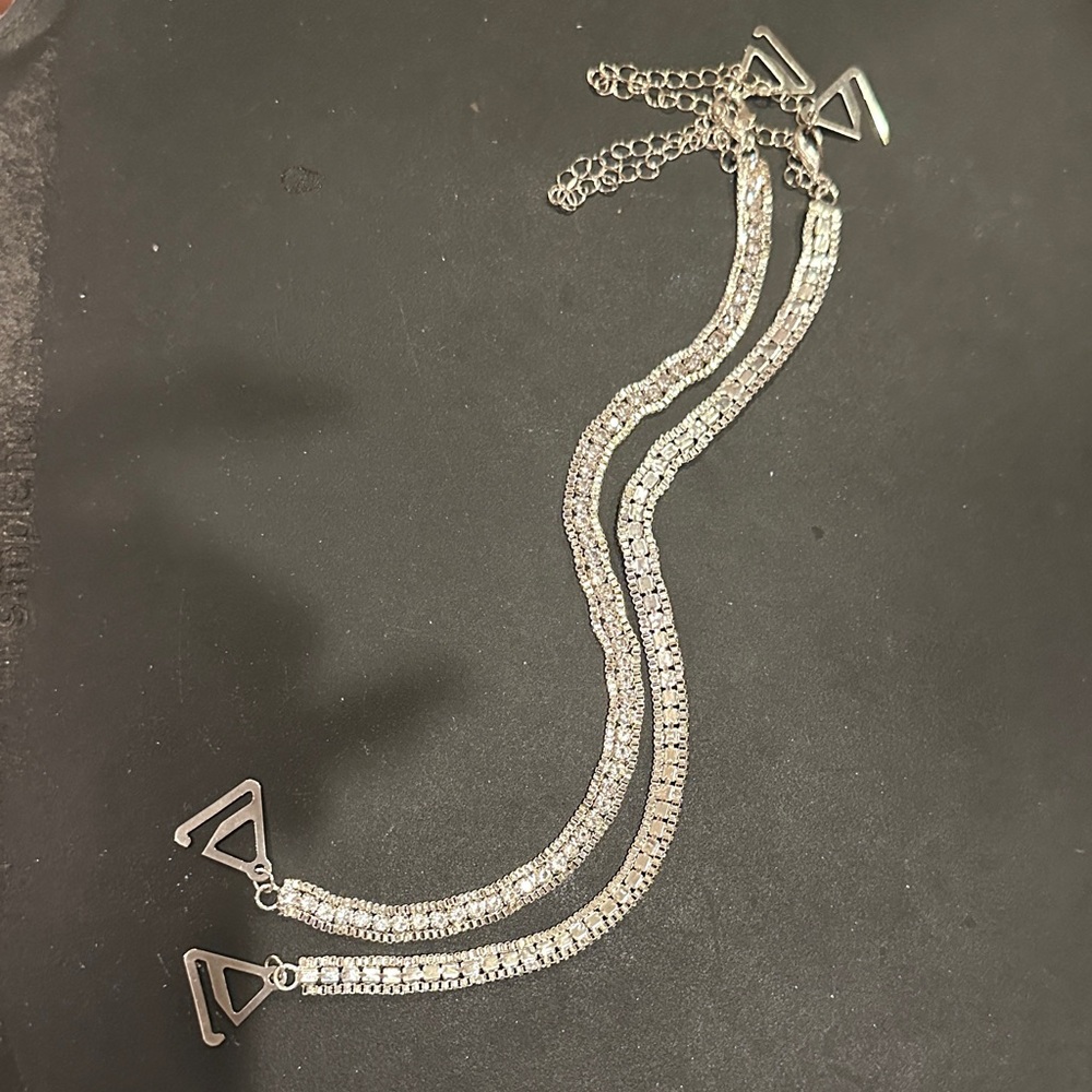 NWOT Rhinestone Bra Straps